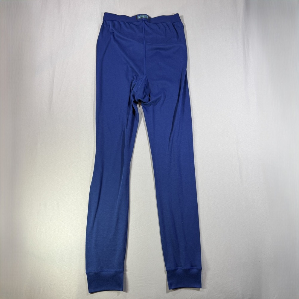 Patagonia Capilene Baselayer Pants Men S Blue Solid Thermal USA Vintage 90s